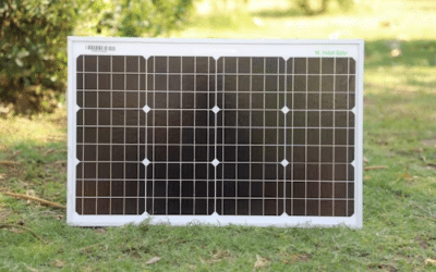 A picture of a solar panel